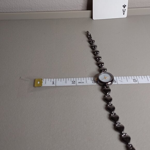 Untested Lolina Black Heart Watch - Picture 9 of 10